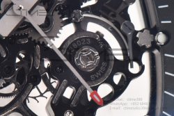 RM055 White Ceramic BBR Best Edition Skeleton Dial on White Rubber Strap Clone RMUL2 V2 - Image 13