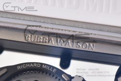 RM055 White Ceramic BBR Best Edition Skeleton Dial on White Rubber Strap Clone RMUL2 V2 - Image 22