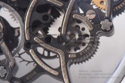 RM055 White Ceramic BBR Best Edition Skeleton Dial on White Rubber Strap Clone RMUL2 V2 - Image 18