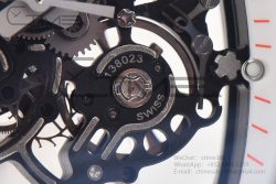 RM055 Real NTPT BBRF 1:1 Best Edition White Skeleton Dial on White Rubber Strap RMUL2 V2 - Image 12