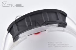 RM055 Real NTPT BBRF 1:1 Best Edition White Skeleton Dial on White Rubber Strap RMUL2 V2 - Image 22