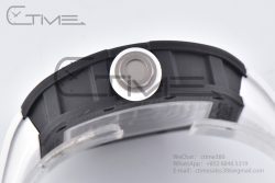 RM055 NTPT BBR Best Edition Skeleton White Dial on White Rubber Strap Clone RMUL2 V2 - Image 20