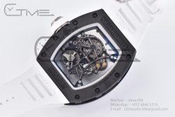RM055 NTPT BBR Best Edition Skeleton White Dial on White Rubber Strap Clone RMUL2 V2 - Image 22