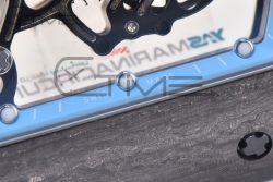 RM055 NTPT BBR Best Edition Skeleton Blue Dial on White Rubber Strap Clone RMUL2 V2 - Image 16