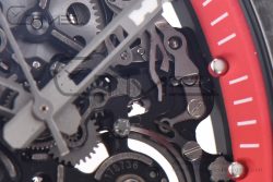 RM055 Real NTPT RMF 1:1 Best Edition Skeleton Red Dial on Red Rubber Strap RMUL2 - Image 11