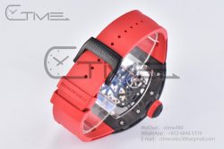 RM055 Real NTPT RMF 1:1 Best Edition Skeleton Red Dial on Red Rubber Strap RMUL2 - Image 19