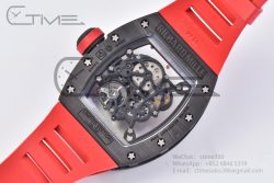 RM055 Real NTPT RMF 1:1 Best Edition Skeleton Red Dial on Red Rubber Strap RMUL2 - Image 27