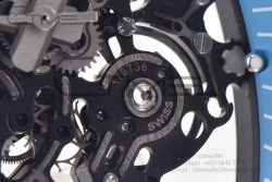 RM055 Real NTPT RMF 1:1 Best Edition Skeleton Blue Dial on White Rubber Strap RMUL2 - Image 12