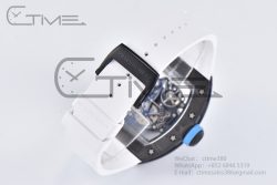 RM055 Real NTPT RMF 1:1 Best Edition Skeleton Blue Dial on White Rubber Strap RMUL2 - Image 19