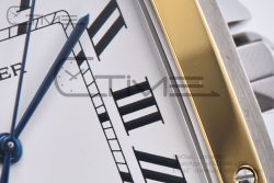 Santos de Cartier 40mm SS/YG 2018 BVF 1:1 Best Edition White Dial on SS/YG SmartLinks Bracelet MIYOTA 9015 V2 - Image 12