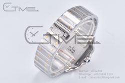 Santos de Cartier 40mm SS/YG 2018 BVF 1:1 Best Edition White Dial on SS/YG SmartLinks Bracelet MIYOTA 9015 V2 - Image 17