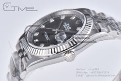 Datejust 126334 41mm Jubilee 904L SS/SS Grey/Moissanite Clean VR3235 - Image 6