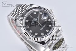 Datejust 126334 41mm Jubilee 904L SS/SS Grey/Moissanite Clean VR3235 - Image 9