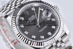 Datejust 126334 41mm Jubilee 904L SS/SS Grey/Moissanite Clean VR3235 - Image 10