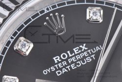 Datejust 126334 41mm Jubilee 904L SS/SS Grey/Moissanite Clean VR3235 - Image 11