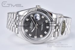Datejust 126334 41mm Jubilee 904L SS/SS Grey/Moissanite Clean VR3235 - Image 17