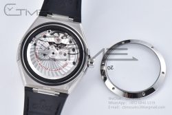 Constellation Black Ceramic SS VSF 1:1 Best Edition Black Dial on Black Gummy Strap A8900 Super Clone - Image 28