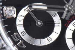 Daytona 116509 Clean Factory 1:1 Best Edition 904L Black Diamond Dial on SS Bracelet SA4130 - Image 12