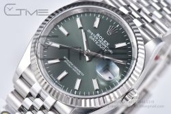 DateJust 36 126234 904L SS Clean 1:1 Best Edition Fluted Bezel Green Dial on Jubilee Bracelet VR3235 - Image 5