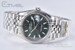 DateJust 36 126234 904L SS Clean 1:1 Best Edition Fluted Bezel Green Dial on Jubilee Bracelet VR3235 - Image 16