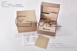 BVLGARI Boxset with Papers  Important Note: Because shipping box set together with the watch in same one package is not safe to pass the customs, so please order the box set in a separate order while you are checking out.
