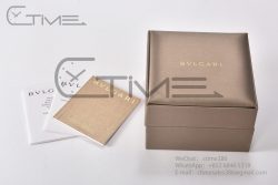 BVLGARI Boxset with Papers  Important Note: Because shipping box set together with the watch in same one package is not safe to pass the customs, so please order the box set in a separate order while you are checking out. - Image 9