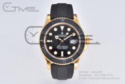 Yacht-Master 42mm 226658 YG VSF 1:1 Best Edition Ceramic Bezel Black Dial on Oysterflex Strap VS3235 - Image 3