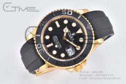 Yacht-Master 42mm 226658 YG VSF 1:1 Best Edition Ceramic Bezel Black Dial on Oysterflex Strap VS3235 - Image 4