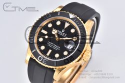 Yacht-Master 42mm 226658 YG VSF 1:1 Best Edition Ceramic Bezel Black Dial on Oysterflex Strap VS3235 - Image 2