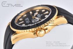 Yacht-Master 42mm 226658 YG VSF 1:1 Best Edition Ceramic Bezel Black Dial on Oysterflex Strap VS3235 - Image 6