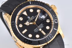 Yacht-Master 42mm 226658 YG VSF 1:1 Best Edition Ceramic Bezel Black Dial on Oysterflex Strap VS3235 - Image 7