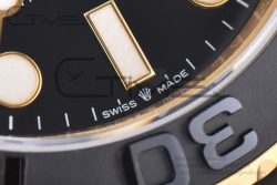 Yacht-Master 42mm 226658 YG VSF 1:1 Best Edition Ceramic Bezel Black Dial on Oysterflex Strap VS3235 - Image 10