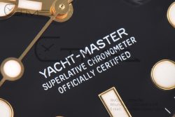 Yacht-Master 42mm 226658 YG VSF 1:1 Best Edition Ceramic Bezel Black Dial on Oysterflex Strap VS3235 - Image 11