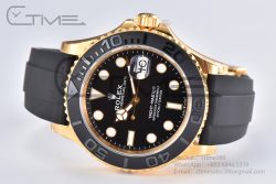 Yacht-Master 42mm 226658 YG VSF 1:1 Best Edition Ceramic Bezel Black Dial on Oysterflex Strap VS3235 - Image 15