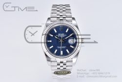 DateJust 41MM 126334 SS Clean Factory 1:1 Best Edition Blue Fluted Dial on SS Jubilee Bracelet VR3235 - Image 3