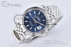 DateJust 41MM 126334 SS Clean Factory 1:1 Best Edition Blue Fluted Dial on SS Jubilee Bracelet VR3235 - Image 4