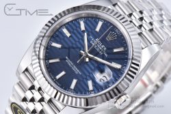 DateJust 41MM 126334 SS Clean Factory 1:1 Best Edition Blue Fluted Dial on SS Jubilee Bracelet VR3235 - Image 5