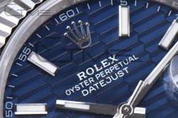 DateJust 41MM 126334 SS Clean Factory 1:1 Best Edition Blue Fluted Dial on SS Jubilee Bracelet VR3235 - Image 10