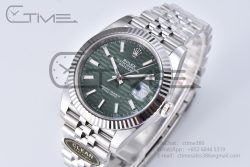 DateJust 41MM 126334 SS Clean Factory 1:1 Best Edition Green Fluted Dial on SS Jubilee Bracelet VR3235 - Image 2