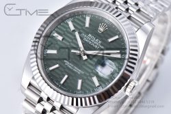 DateJust 41MM 126334 SS Clean Factory 1:1 Best Edition Green Fluted Dial on SS Jubilee Bracelet VR3235 - Image 5