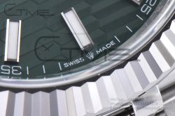 DateJust 41MM 126334 SS Clean Factory 1:1 Best Edition Green Fluted Dial on SS Jubilee Bracelet VR3235 - Image 11