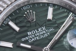 DateJust 41MM 126334 SS Clean Factory 1:1 Best Edition Green Fluted Dial on SS Jubilee Bracelet VR3235 - Image 14