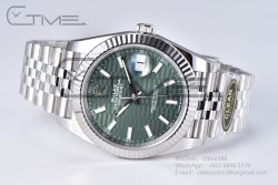 DateJust 41MM 126334 SS Clean Factory 1:1 Best Edition Green Fluted Dial on SS Jubilee Bracelet VR3235 - Image 16