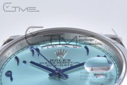 Day Date 40mm 228239 SS APSF 1:1 Best Edition Blue Dial Arabic Markers on SS President Bracelet A2836 - Image 6