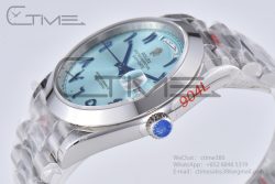 Day Date 40mm 228239 SS APSF 1:1 Best Edition Blue Dial Arabic Markers on SS President Bracelet A2836 - Image 9