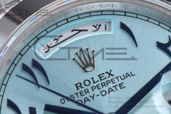 Day Date 40mm 228239 SS APSF 1:1 Best Edition Blue Dial Arabic Markers on SS President Bracelet A2836 - Image 10