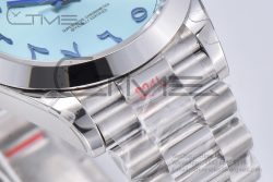 Day Date 40mm 228239 SS APSF 1:1 Best Edition Blue Dial Arabic Markers on SS President Bracelet A2836 - Image 15