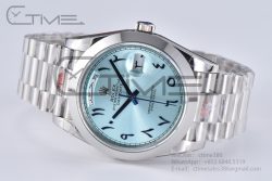 Day Date 40mm 228239 SS APSF 1:1 Best Edition Blue Dial Arabic Markers on SS President Bracelet A2836 - Image 16