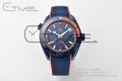 Planet Ocean 45.5mm Big Blue Real Ceramic VSF 1:1 Best Edition on Blue Rubber Strap A8906 Super Clone - Image 3