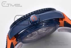 Planet Ocean 45.5mm Big Blue Real Ceramic VSF 1:1 Best Edition on Blue Rubber Strap A8906 Super Clone - Image 17